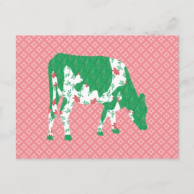 Frisian cow, Friese koe Postcard (Front)