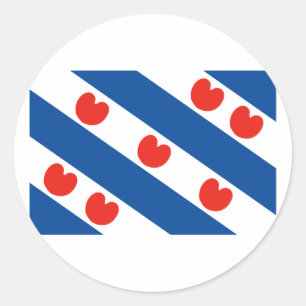 Frisian, Netherlands Classic Round Sticker