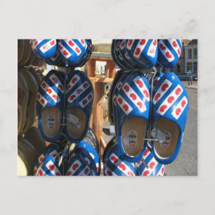 Frisian Wooden Shoes Clogs Photo Postcard