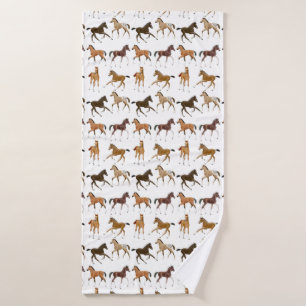 Frisky Horse Goals Bath Towel