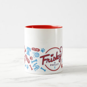 Frisky In Philly: Collage Design Coffee Mug