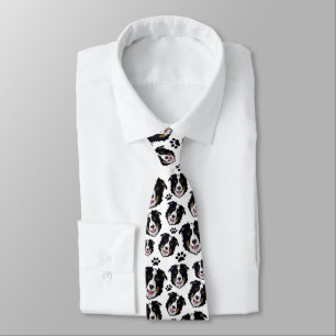 Frisky Scottish Border Collie Sheep Dog Pet Puppy Tie