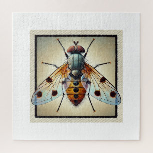 Frit Fly Aerial View 230824IREF225 - Watercolor Jigsaw Puzzle