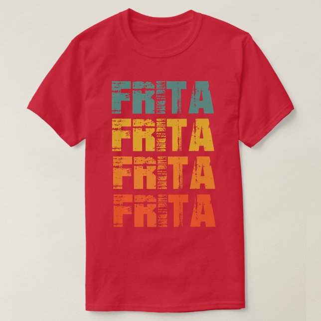 Frita cubana word art design favorite cuban foods, T-Shirt (Design Front)