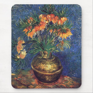 Fritillaries in a Copper Vase by Van Gogh Mouse Mat