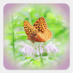 Fritillary Dream - Daylily Square Sticker