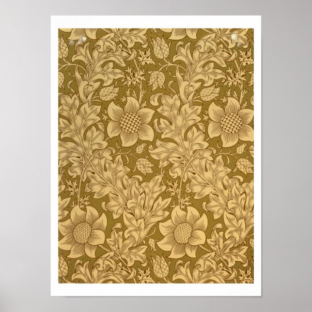 'Fritillary' wallpaper design, 1885 Poster (Front)