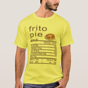 Frito Pie Nutrition Facts Label Thanksgiving Chris T-Shirt
