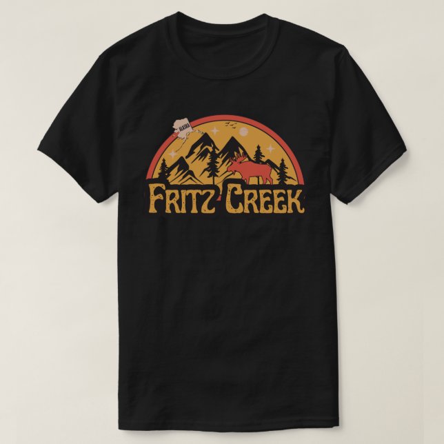 Fritz Creek, Alaska-Shirt T-Shirt (Design Front)