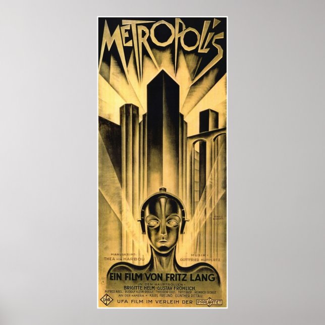 Fritz Lang Metropolis Poster (Front)