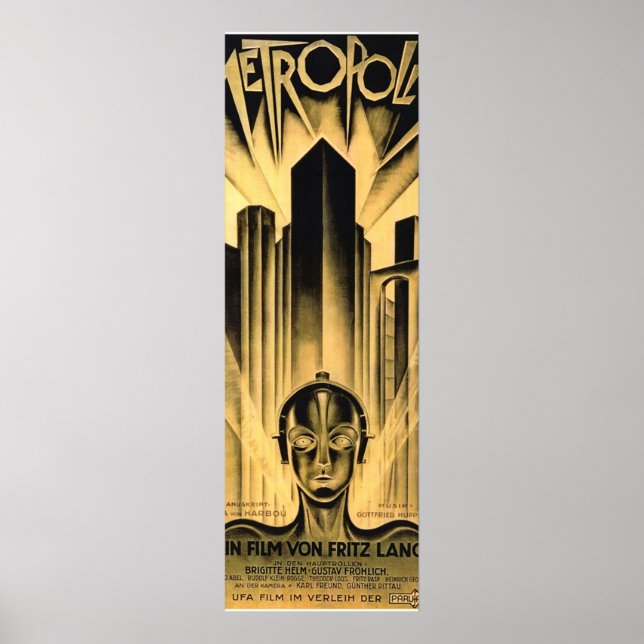 Fritz Lang Metropolis Poster (Front)