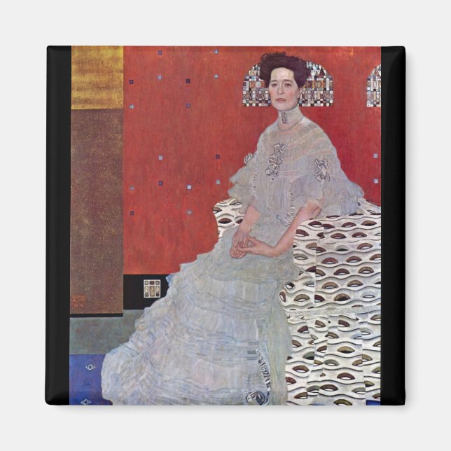 Fritza Reidler Klimt by Gustav Klimt Magnet (Front)