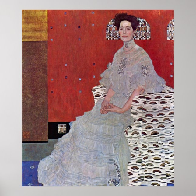 Fritza Reidler Klimt by Gustav Klimt Poster (Front)