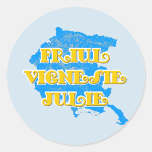 Friuli-Venezia Giulia Classic Round Sticker