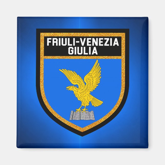 Friuli-Venezia Giulia Flag Magnet (Front)