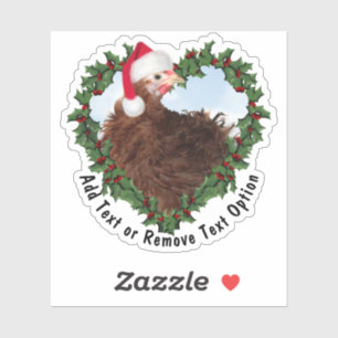 Frizzle Chick Chicken Wreath Christmas