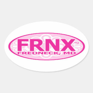 FRNX Girlie Decal Oval Sticker