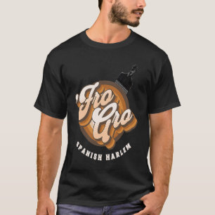 Fro Gro Spanish Harlem Afro Pick Raised Fist T-Shirt