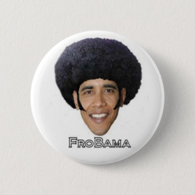 FroBama 6 Cm Round Badge (Front)