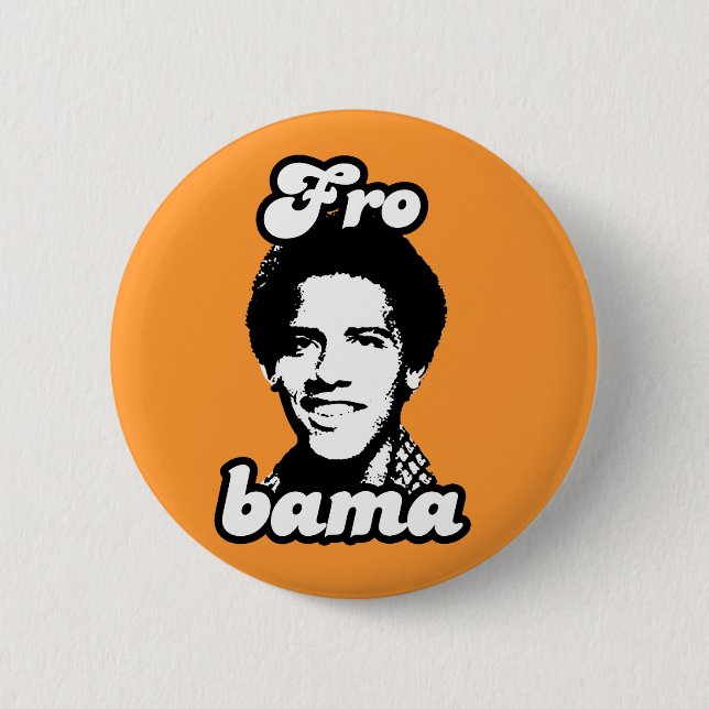 FRObama T-shirt 6 Cm Round Badge (Front)