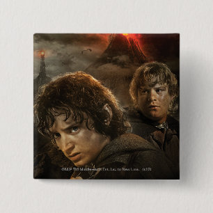 FRODO™ and Samwise 15 Cm Square Badge