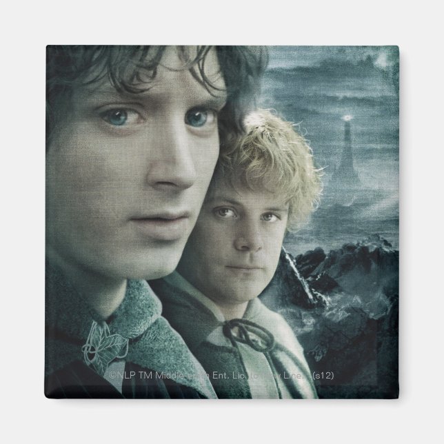 FRODO™ and Samwise Close Up Magnet (Front)