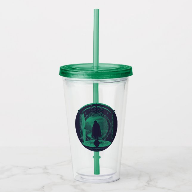 FRODO™ Leaving THE SHIRE™ Silhouette Acrylic Tumbler (Front)