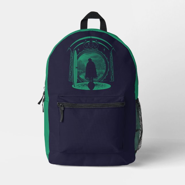 FRODO™ Leaving THE SHIRE™ Silhouette Printed Backpack (Front)