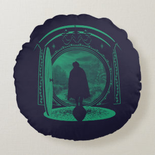 FRODO™ Leaving THE SHIRE™ Silhouette Round Cushion