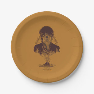 FRODO™ MOUNT DOOM™ Tengwar Inscription Graphic Paper Plate