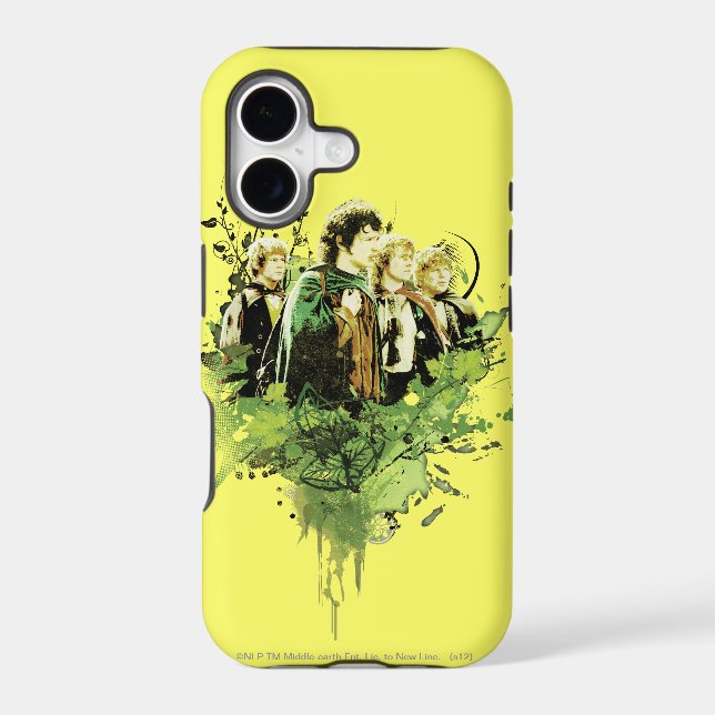 FRODO™ with Hobbits Vector Collage (Back)
