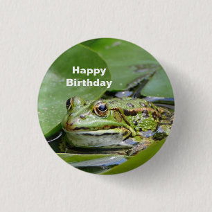 Frog 2 Birthday 3 Cm Round Badge
