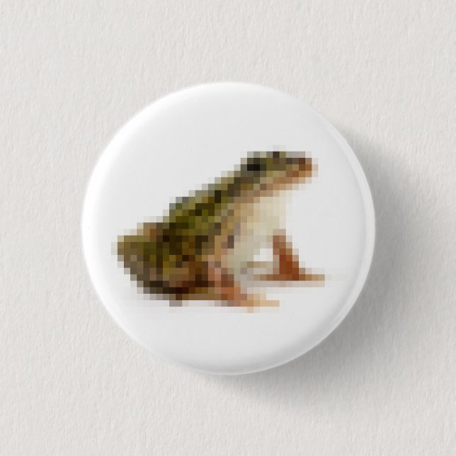 Frog 3 Cm Round Badge (Front)
