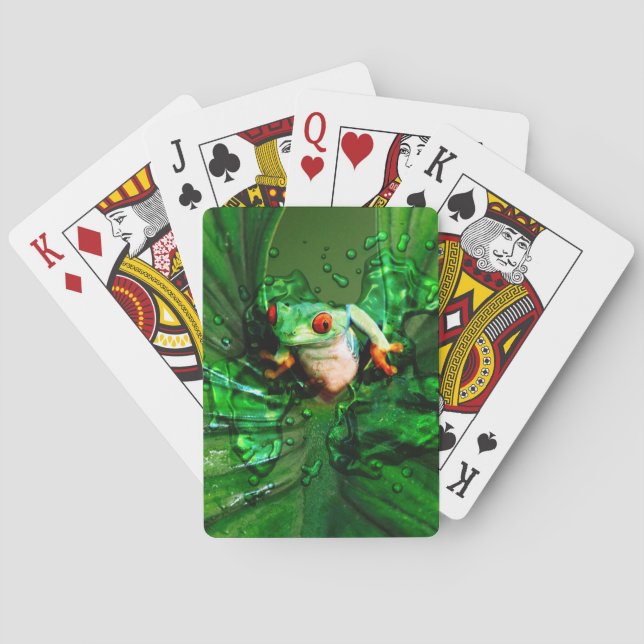 Frog 4 Playing Cards (Back)