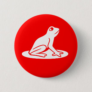 Frog 6 Cm Round Badge