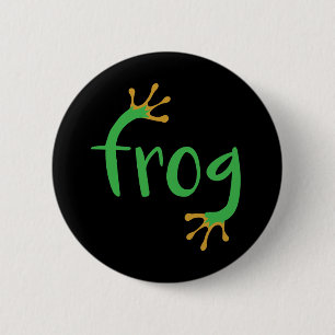 Frog 6 Cm Round Badge