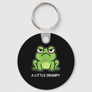Frog a little grumpy funny jokes sarcastic key ring