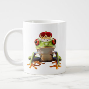 Frog and Crown Large Coffee Mug