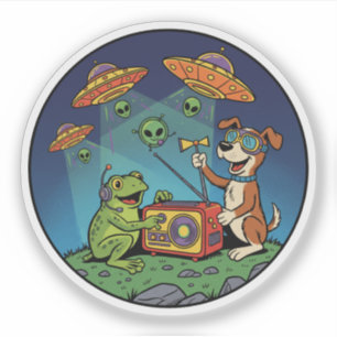 Frog and Dog Alien Hunters - Cosmic Radio