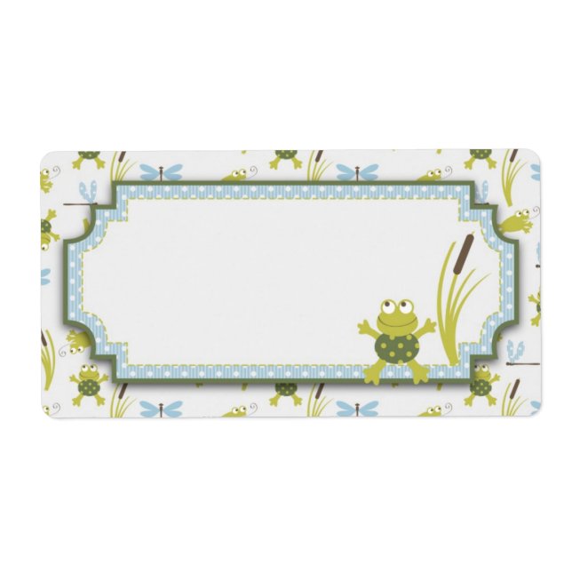 Frog and Dragonfly Baby Shower (Front)