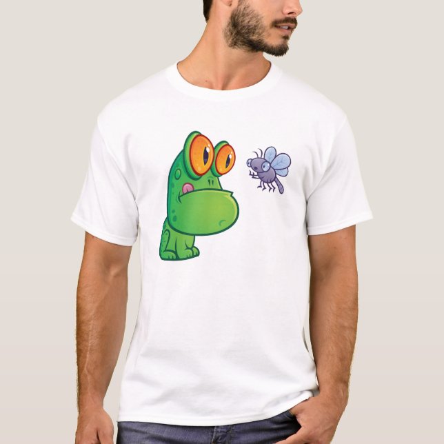 Frog and Dragonfly T-Shirt (Front)