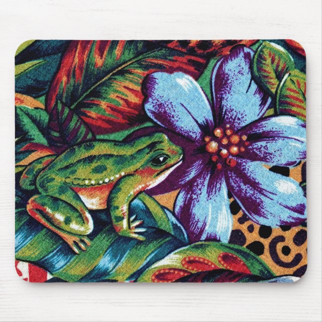 Frog and Flower 2 Mouse Mat (Front)