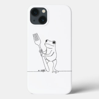 Frog and fork iPhone 13 case
