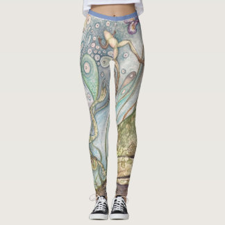 Frog and Iris Leggings