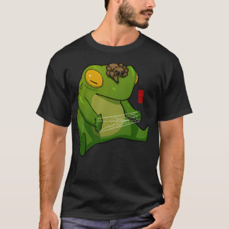 Frog And Jumping Spider Playing Cat'S Cradle Art T-Shirt