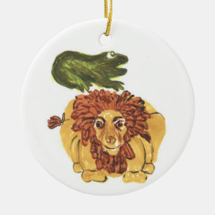 Frog and Lion Ornament