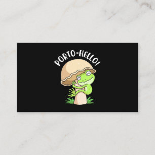Frog And Mushroom Business Card