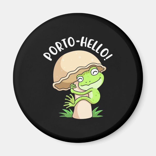 Frog And Mushroom Magnet (Front)