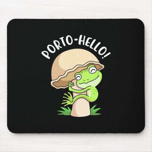 Frog And Mushroom Mouse Mat (Front)