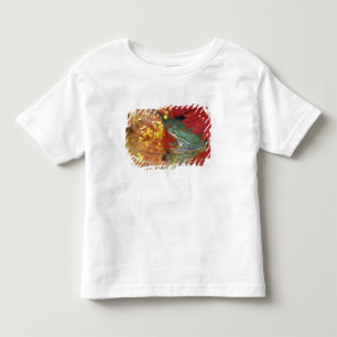 Frog and reflections among flowers. Credit as: Toddler T-Shirt